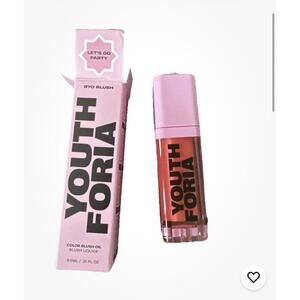 YOUTHFORIA Youth Foria BYO Color Blush Oil in Let's Go Party ~ .21 Fl Oz, New